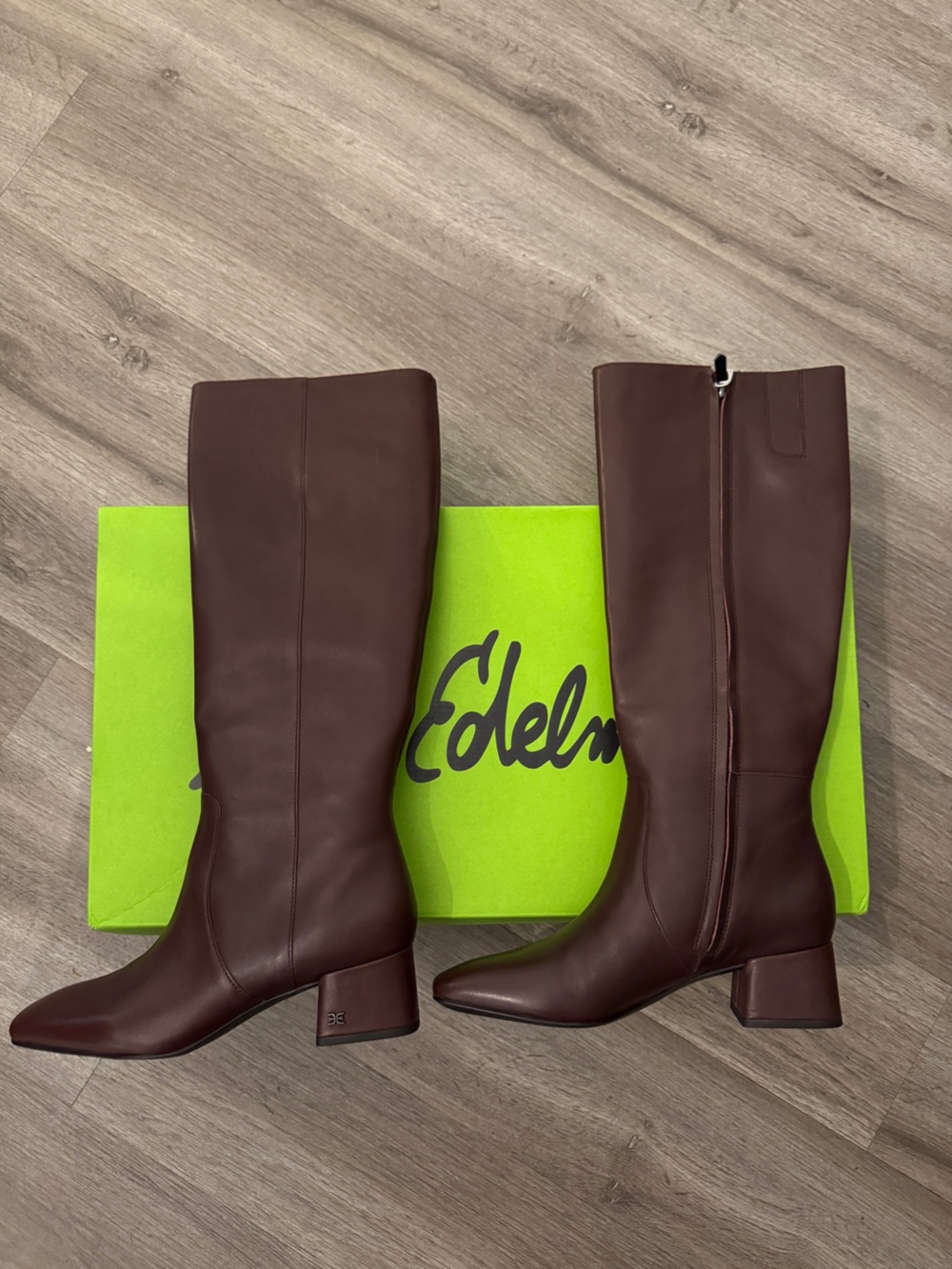 Sam Edelman Porter Knee High Boot - Dark Brown